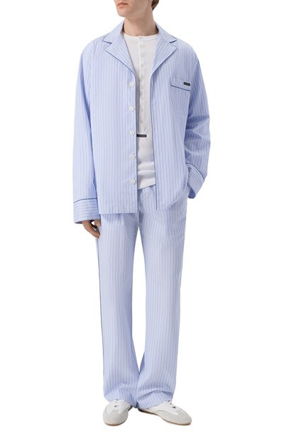 Мужская хлопковая рубашка DOLCE & GABBANA, арт. G50I9T/FR510