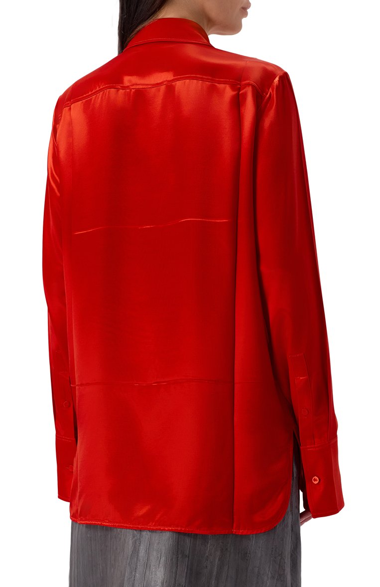 Атласная блузка JIL SANDER, арт. J03DL0183-J66147, фото 1