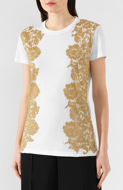 Хлопковая футболка VALENTINO, арт. RB3MG00HHFA, фото 3