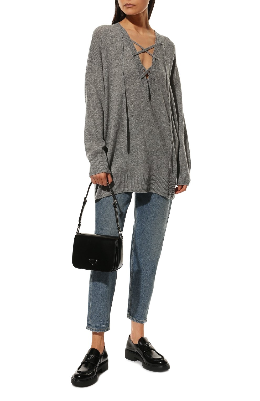 Кашемировый пуловер PRADA, арт. P24P1D-10RX-F0031-221, фото 2