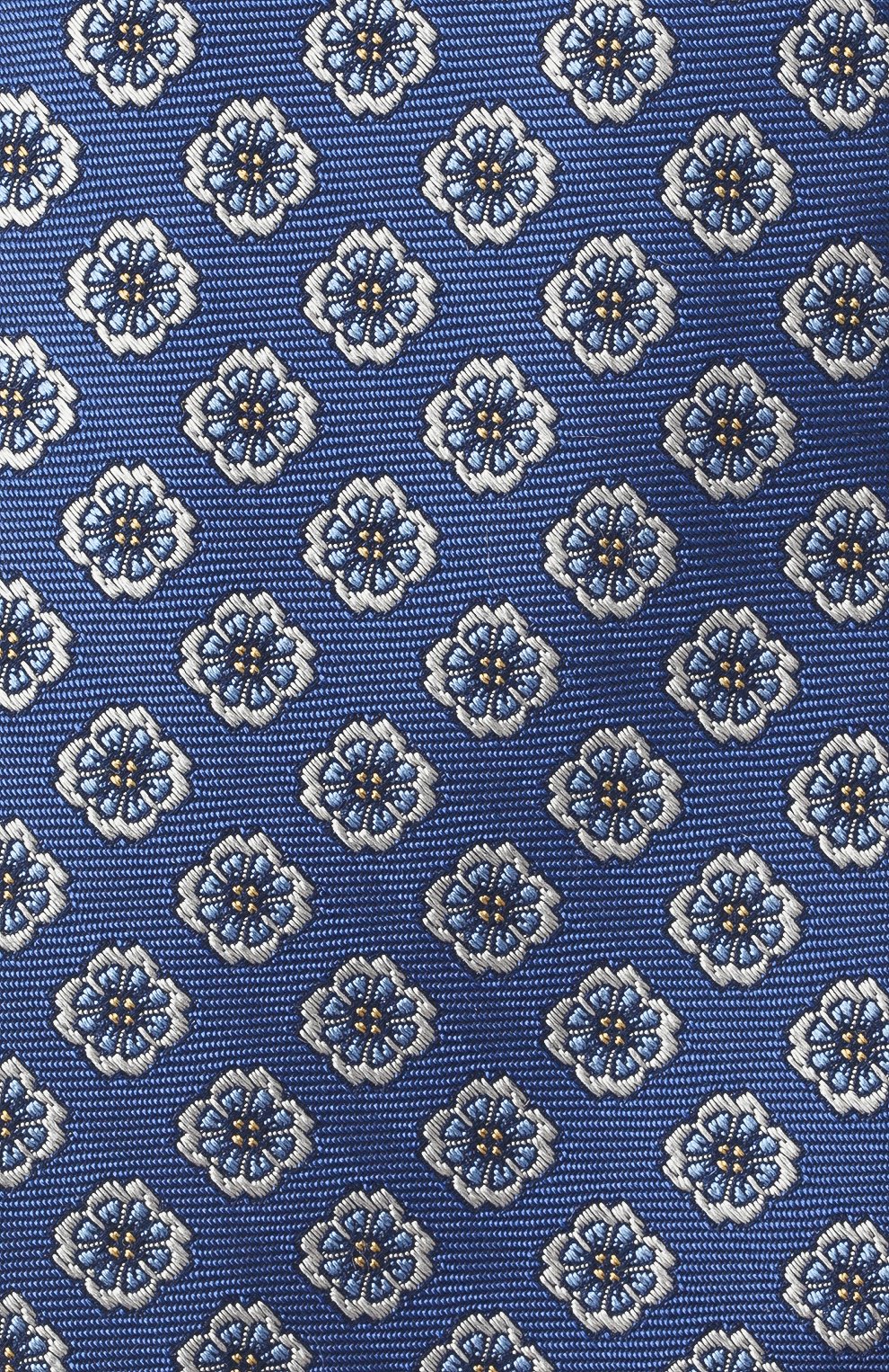 Шелковый галстук CANALI синего цвета по цене 14650 руб., арт. 18/HJ03465, фото 4 Шелковый галстук CANALI, арт. 18/HJ03465, фото 4