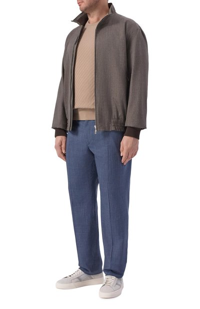 Брюки из шерсти и шелка STEFANO RICCI, арт. M1T6100054/WKL09U_001, фото 2