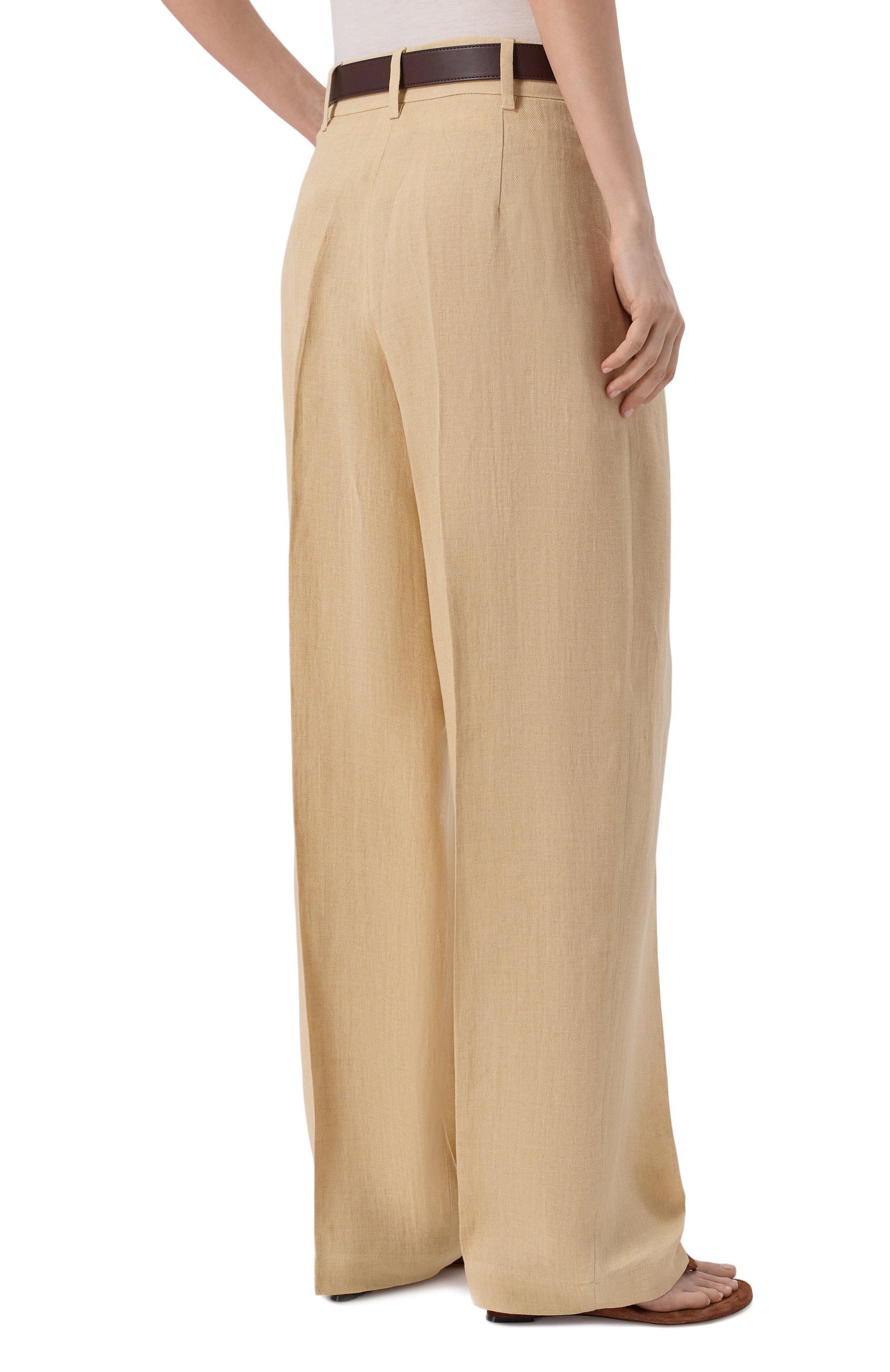 Льняные брюки MAX MARA STUDIO, арт. MSTSUMER0, фото 4