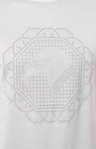 Хлопковая футболка STEFANO RICCI, арт. MNH4103160/TE0001, фото 5