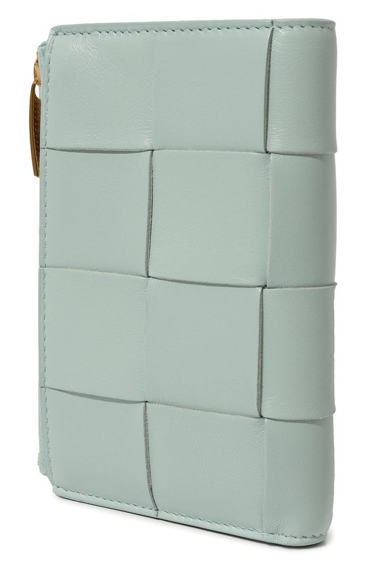 Кожаное портмоне Bottega Veneta 750262/VCQC1 Голубой  750262/VCQC1 Фото 2