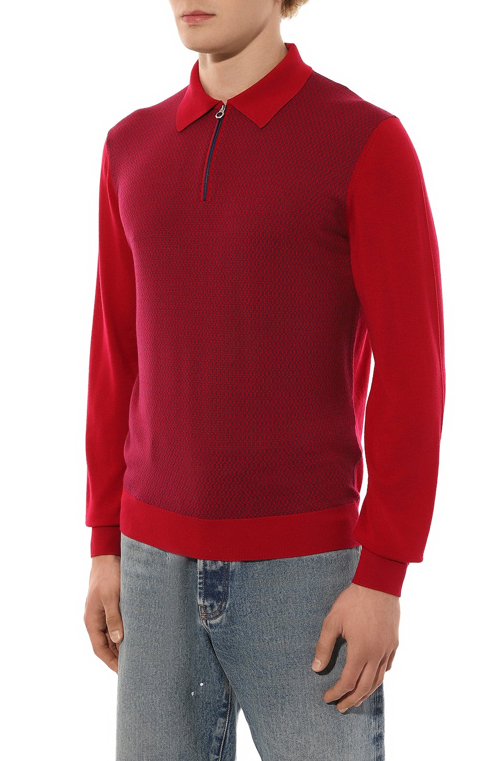 Поло из шерсти и шелка STEFANO RICCI, арт. KE06001AZ1/E23302/ALMIS, фото 3