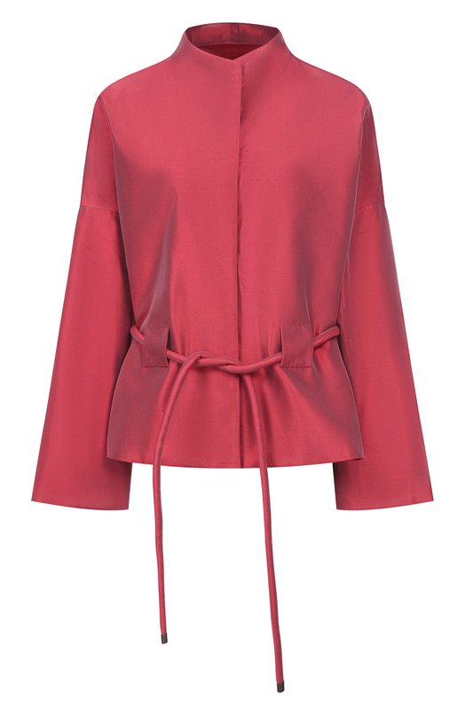 Шелковый жакет Giorgio Armani GW002599/TE20009 Розовый GW002599/TE20009