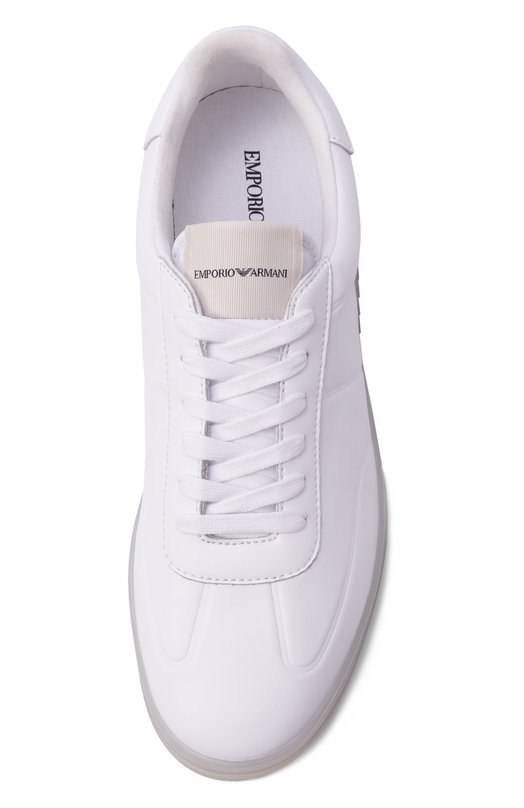Кожаные кеды Emporio Armani X4X694/XF846 Белый  X4X694/XF846 Фото 6