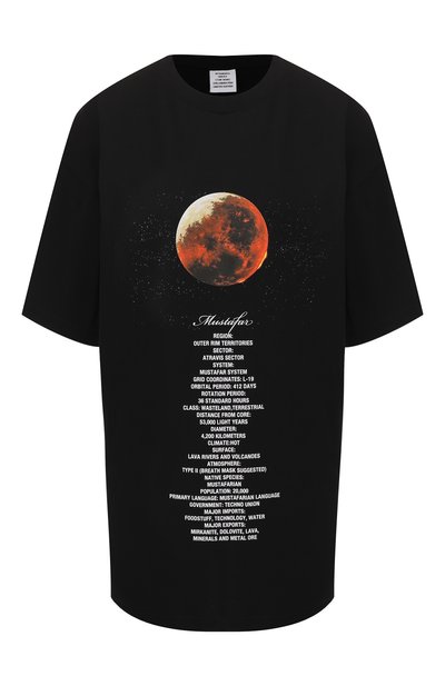 Женская хлопковая футболка star wars x vetements xl VETEMENTS, арт. USW21TS013 1600/W