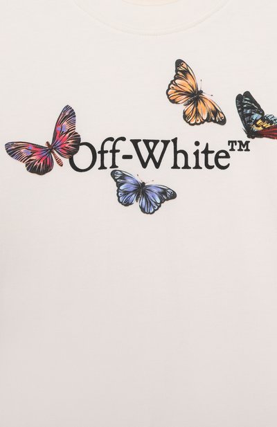 Хлопковая футболка OFF-WHITE, арт. 0GAA001S25JER003/4-12, фото 3