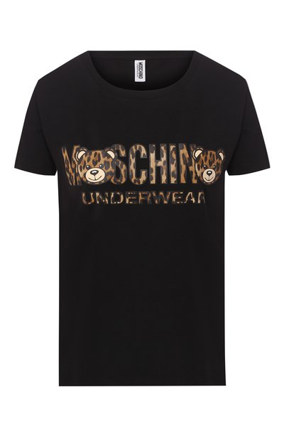 Женская хлопковая футболка MOSCHINO, арт. A1913/9003