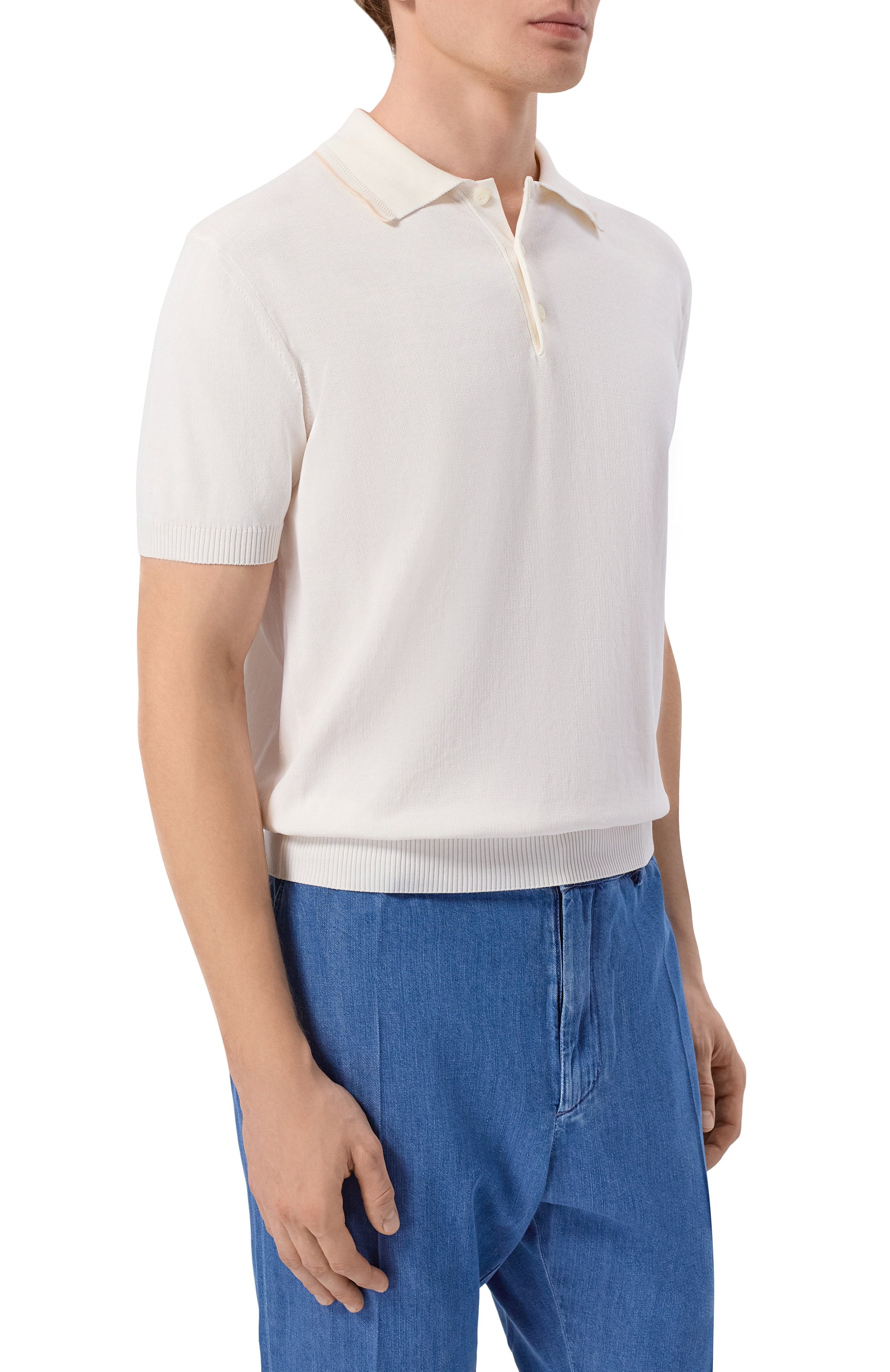 Хлопковое поло CANALI, арт. C1164/MK02460, фото 3