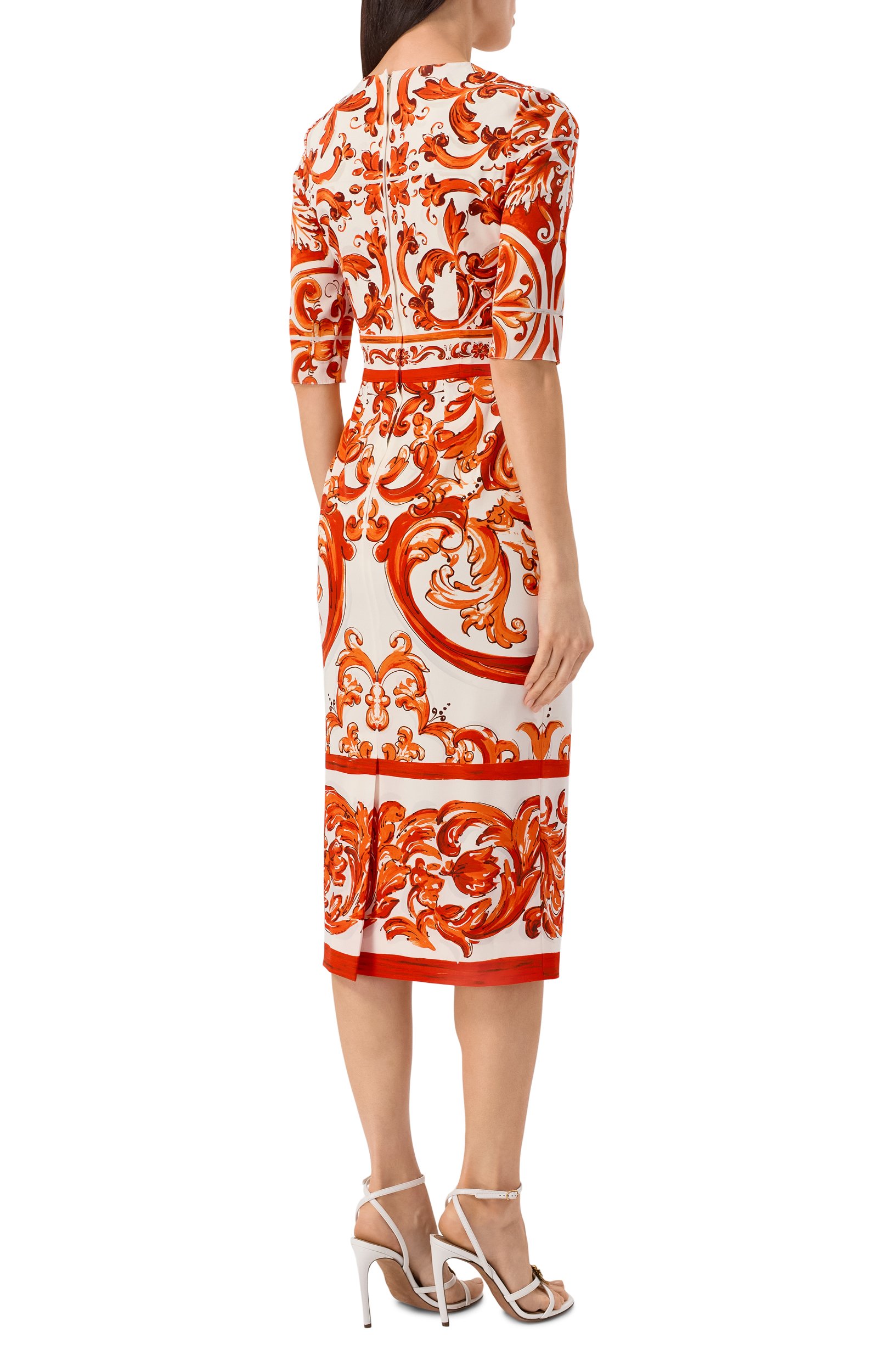 Шелковое платье DOLCE & GABBANA, арт. F6EAJT/GDDRJ, фото 3