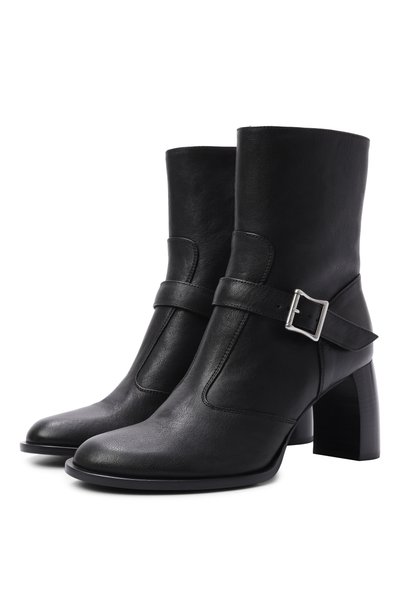 Женские кожаные ботильоны klarissa ANN DEMEULEMEESTER, арт. B0014400/LT183
