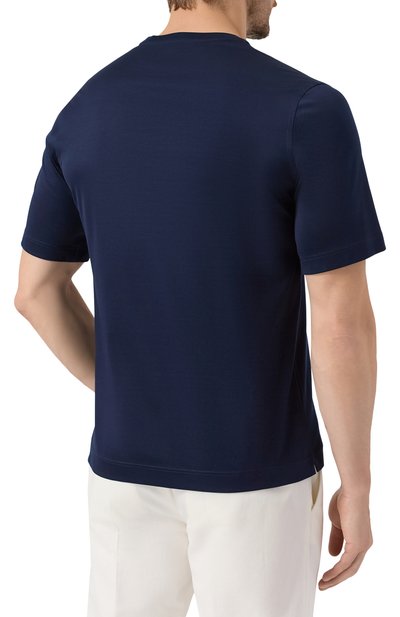 Хлопковая футболка ZILLI, арт. TSR02AM0100VZL000, фото 4