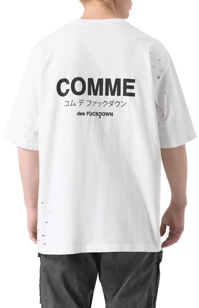Хлопковая футболка COMME DES FUCKDOWN, арт. CFABM01532, фото 4
