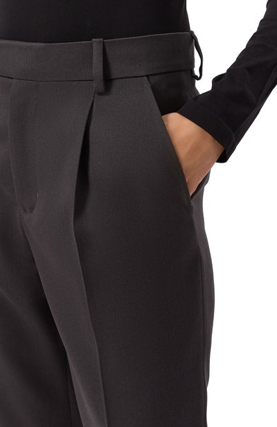 Шерстяные шорты GOOROO темно-серого цвета по цене 54400 руб., арт. USR003-3000-902-SS25, фото 5 Шерстяные шорты GOOROO, арт. USR003-3000-902-SS25, фото 5