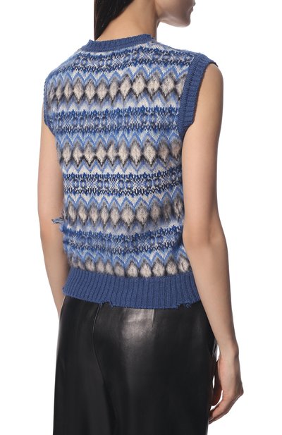 Жилет из шерсти и хлопка MAISON MARGIELA, арт. S31GP0093/S17905, фото 4