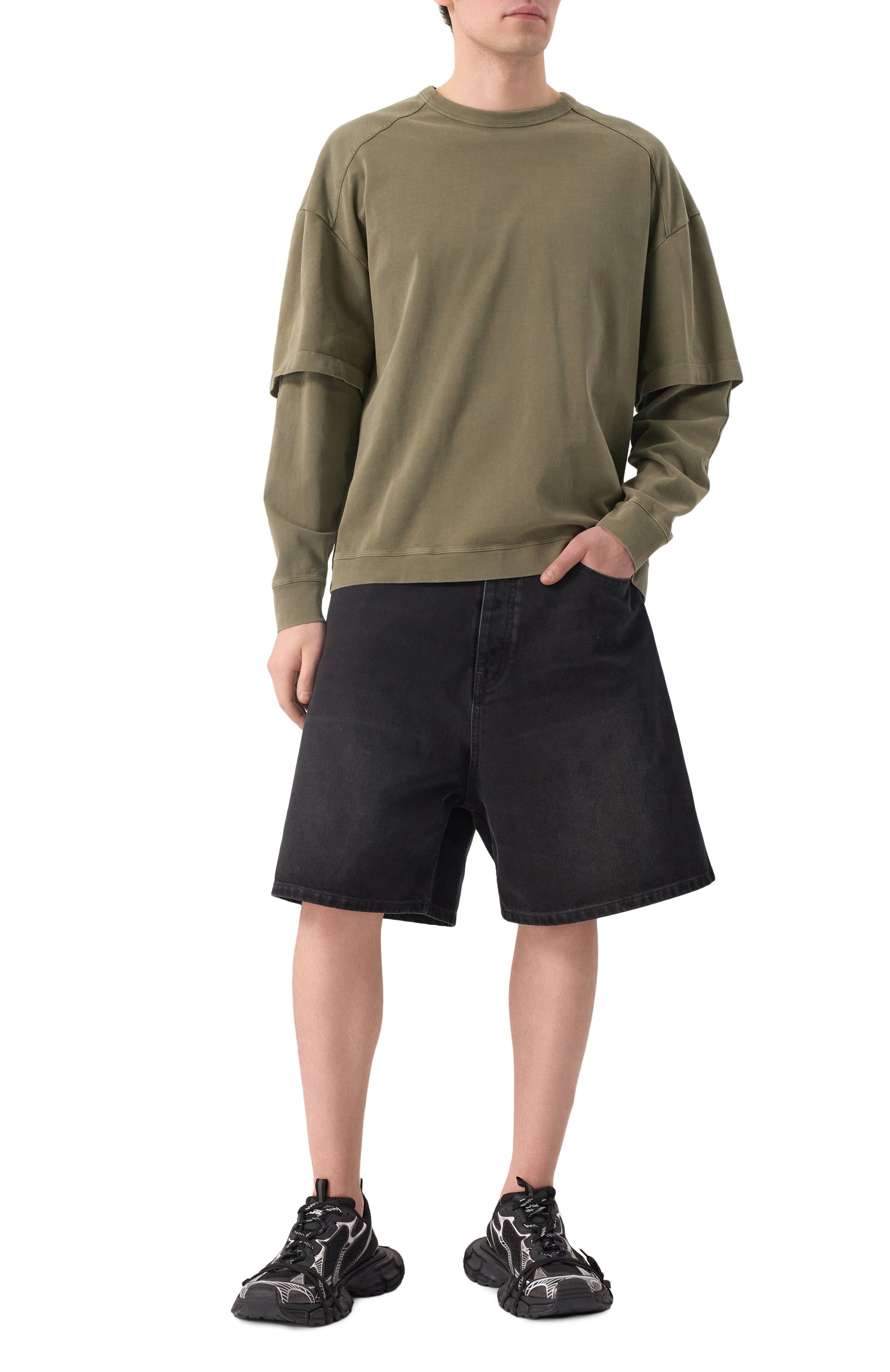 Джинсовые шорты VETEMENTS, арт. UA66SS500B, фото 2