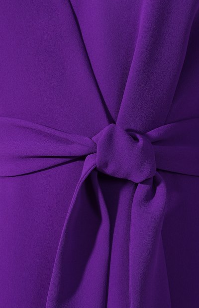 Платье с поясом DRIES VAN NOTEN фиолетового цвета по цене 127500 руб., арт. 191-11082-7178, фото 5 Платье с поясом DRIES VAN NOTEN, арт. 191-11082-7178, фото 5