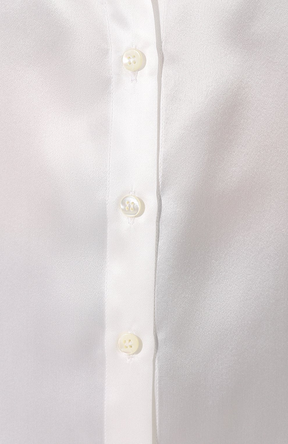 Атласная блузка DOLCE & GABBANA белого цвета по цене 99500 руб., арт. F5L63T/FU1AU, фото 5 Атласная блузка DOLCE & GABBANA, арт. F5L63T/FU1AU, фото 5