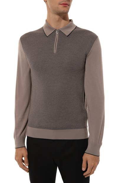 Поло из шерсти и шелка STEFANO RICCI, арт. KE06007AZ1/E24303, фото 3