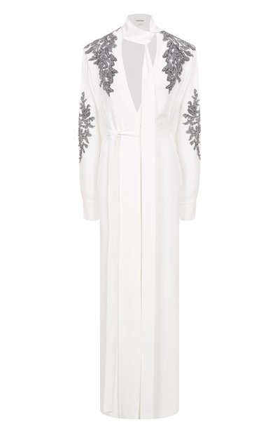 Женское платье с отделкой пайетками и бисером ZUHAIR MURAD, арт. PCT25020/CRCA019