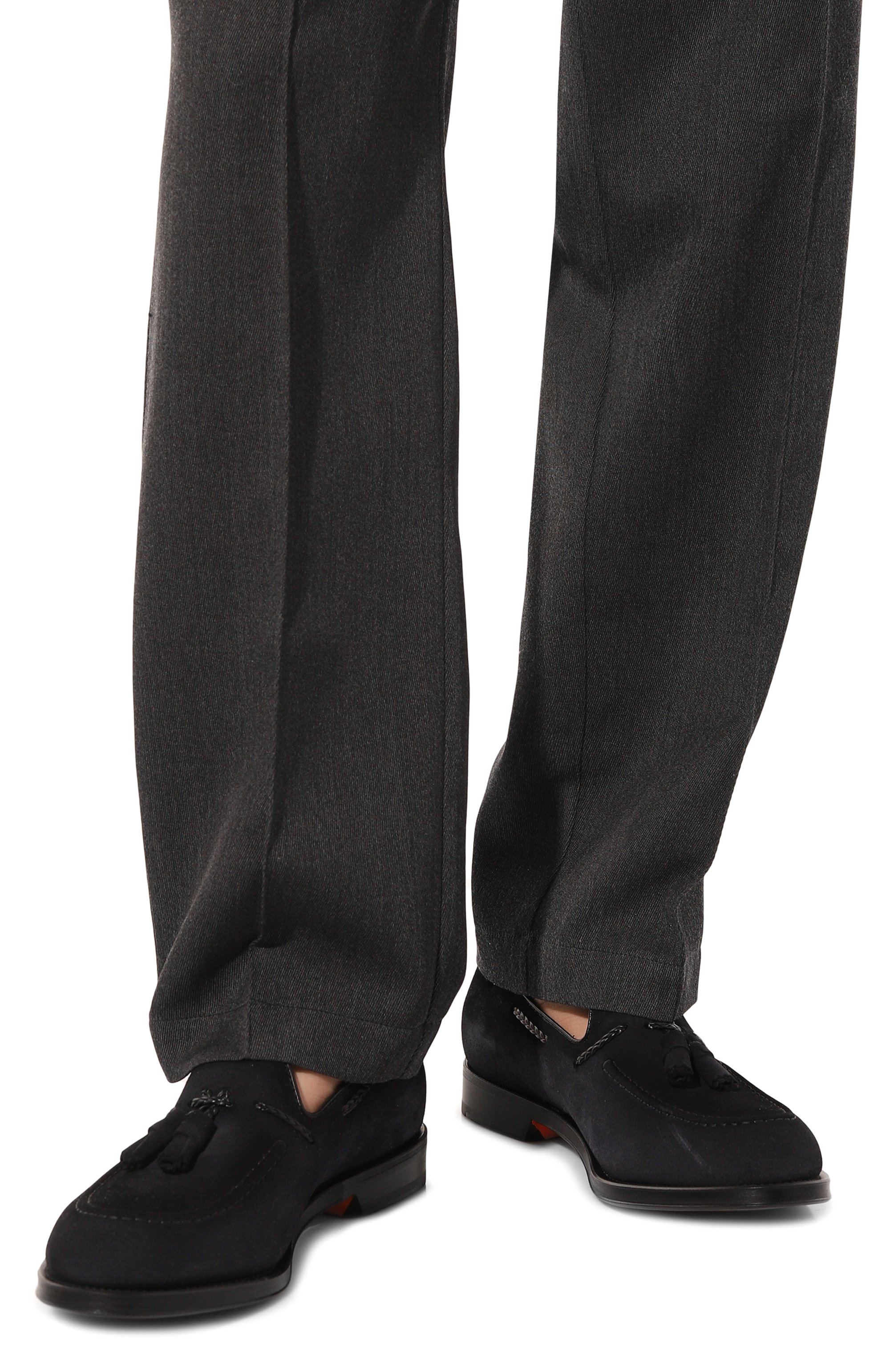 Замшевые лоферы hill SANTONI, арт. MCHG18101PC6SSG5, фото 3