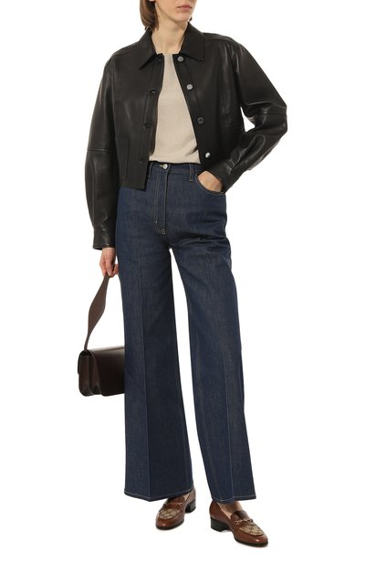 Джинсы GUCCI синего цвета по цене 108000 руб., арт. 677255 XDBUT, фото 2 Джинсы GUCCI, арт. 677255 XDBUT, фото 2