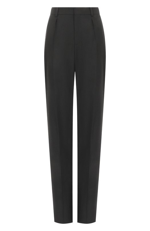 Шерстяные брюки Saint Laurent 832780/Y2J02 Чёрный 832780/Y2J02