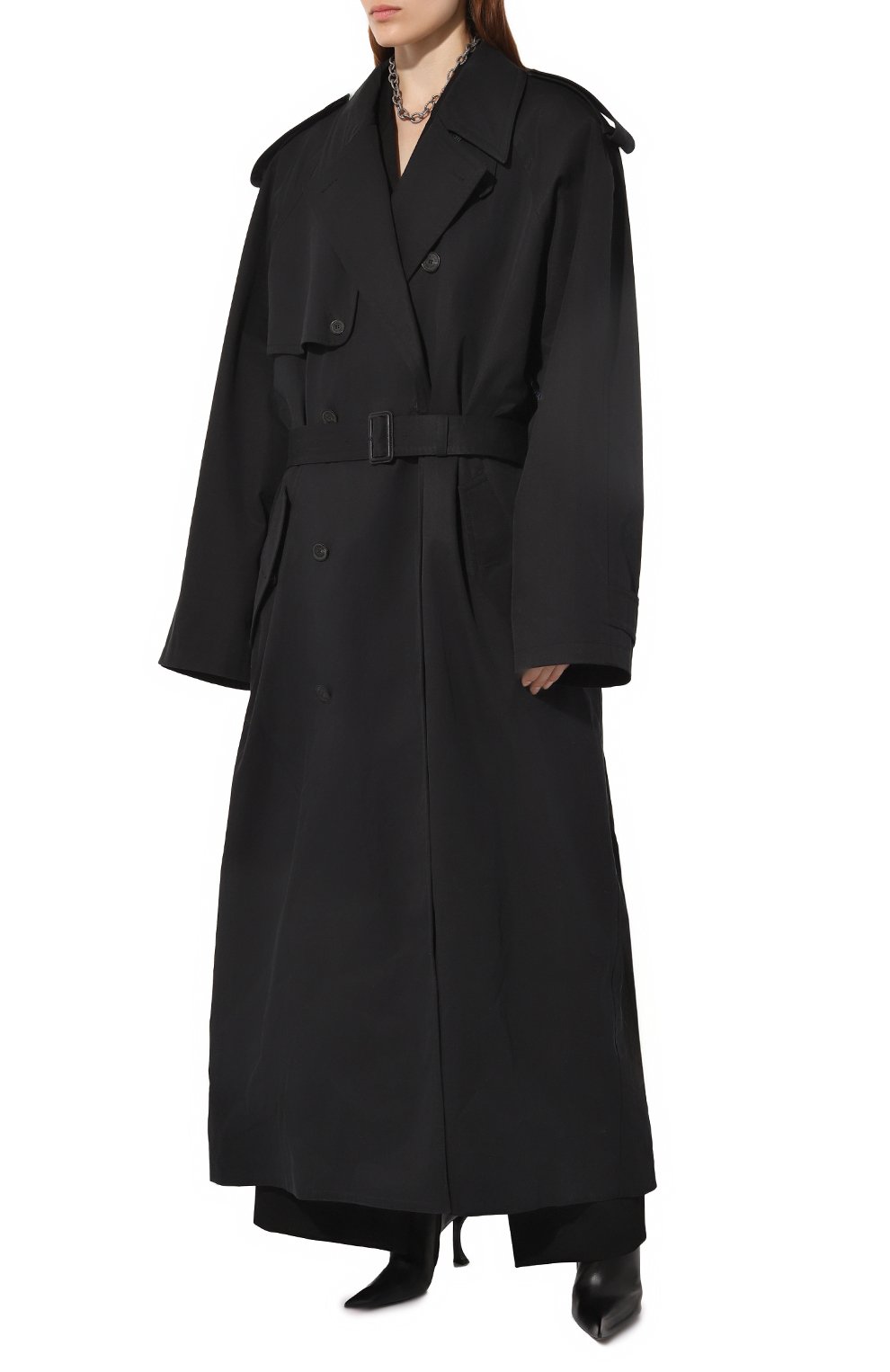 Хлопковый тренч BALENCIAGA, арт. 776657/TKP07, фото 3