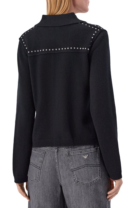 Кардиган из шерсти и кашемира Zadig and Voltaire KWCA01648 Чёрный  KWCA01648 Фото 4