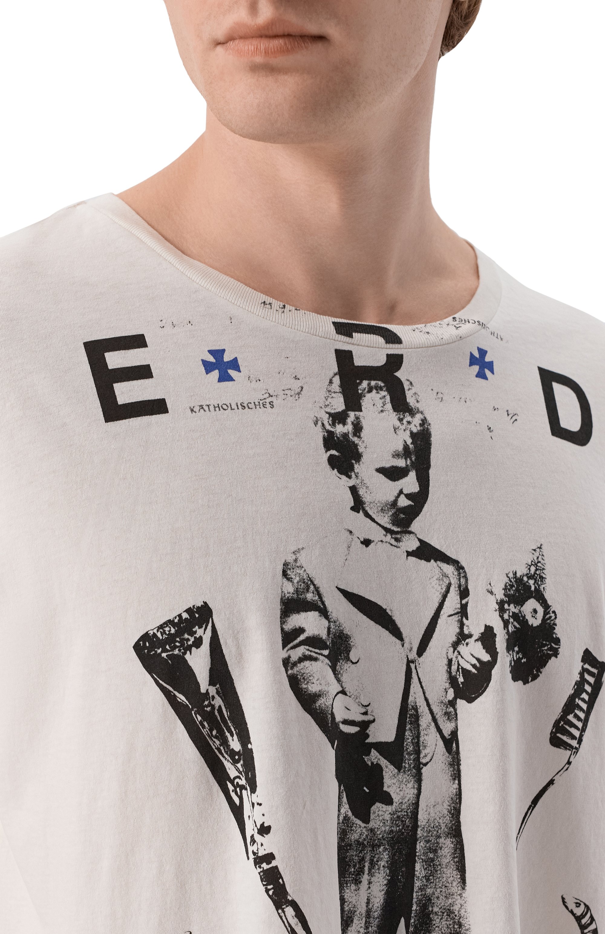 Хлопковая футболка ENFANTS RICHES DEPRIMES, арт. 010-872/C0TT0N, фото 6