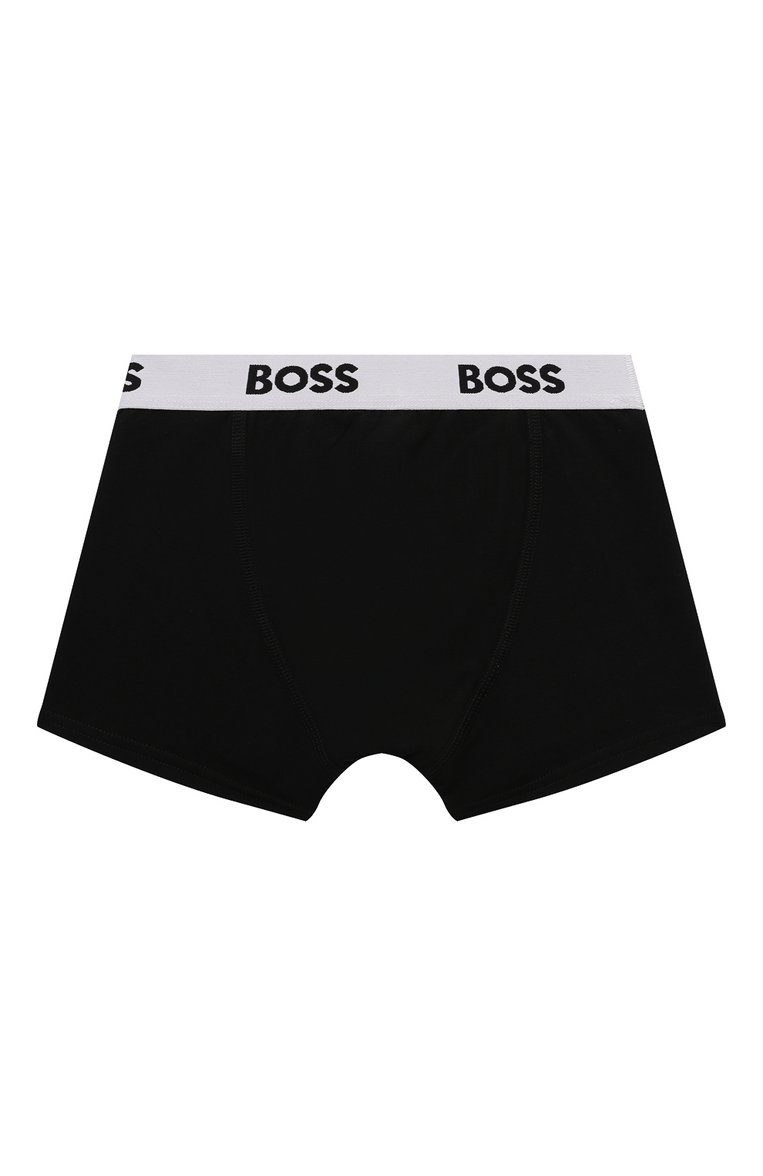 Детские комплект из двух боксеров BOSS разноцветного цвета, арт. J50974 | Фото 3 (Материал внешний: Хлопок; Рукава: Короткие; Материал сплава: Проставлено; Драгоценные камни: Проставлено; Ростовка одежда: 5 лет | 110 см, 13 - 15 лет | 158 см, 16 лет | 164 см, 12 лет | 152 см, 7 лет | 122 см, 9 лет | 134 см)