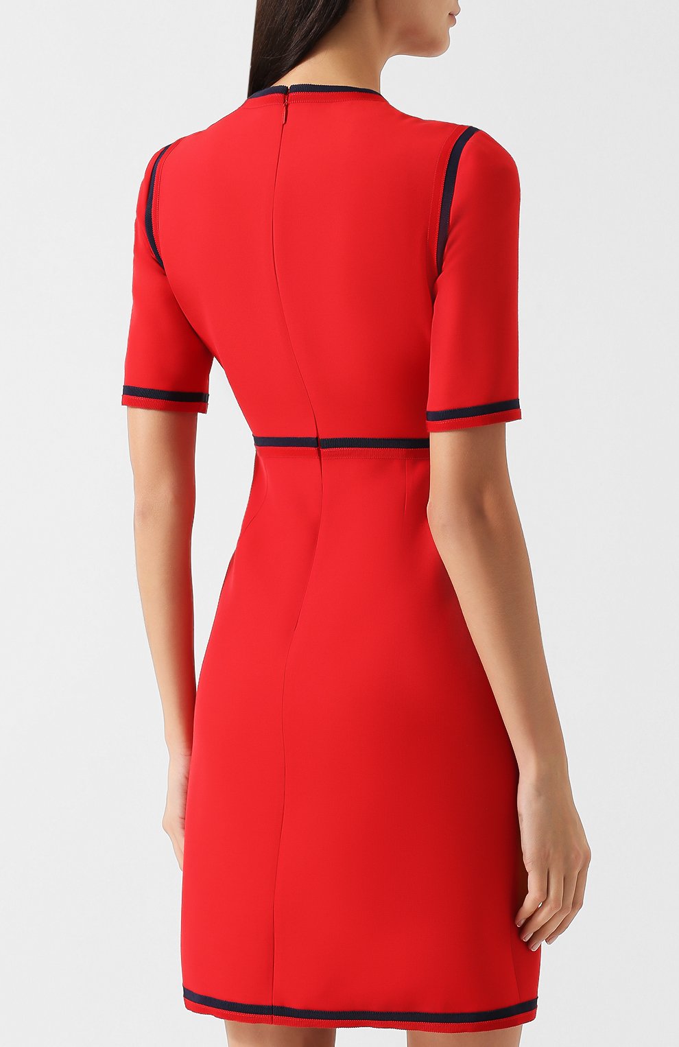 Приталенное мини-платье из смеси шерсти и шелка GUCCI, арт. 475850/ZHM88, фото 4