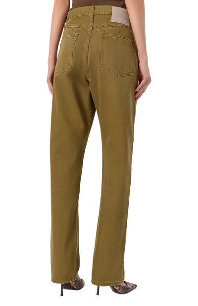 Джинсы AYA MUSE хаки цвета по цене 71650 руб., арт. AMSS2555, фото 4 Джинсы AYA MUSE, арт. AMSS2555, фото 4