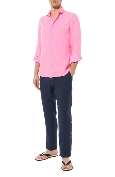 Льняная рубашка MC2 SAINT BARTH, арт. STBM/PAMPL0NA/00825D, фото 2