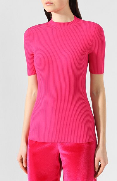 Топ из вискозы MRZ розового цвета по цене 39150 руб., арт. S19-0048, фото 3 Топ из вискозы MRZ, арт. S19-0048, фото 3