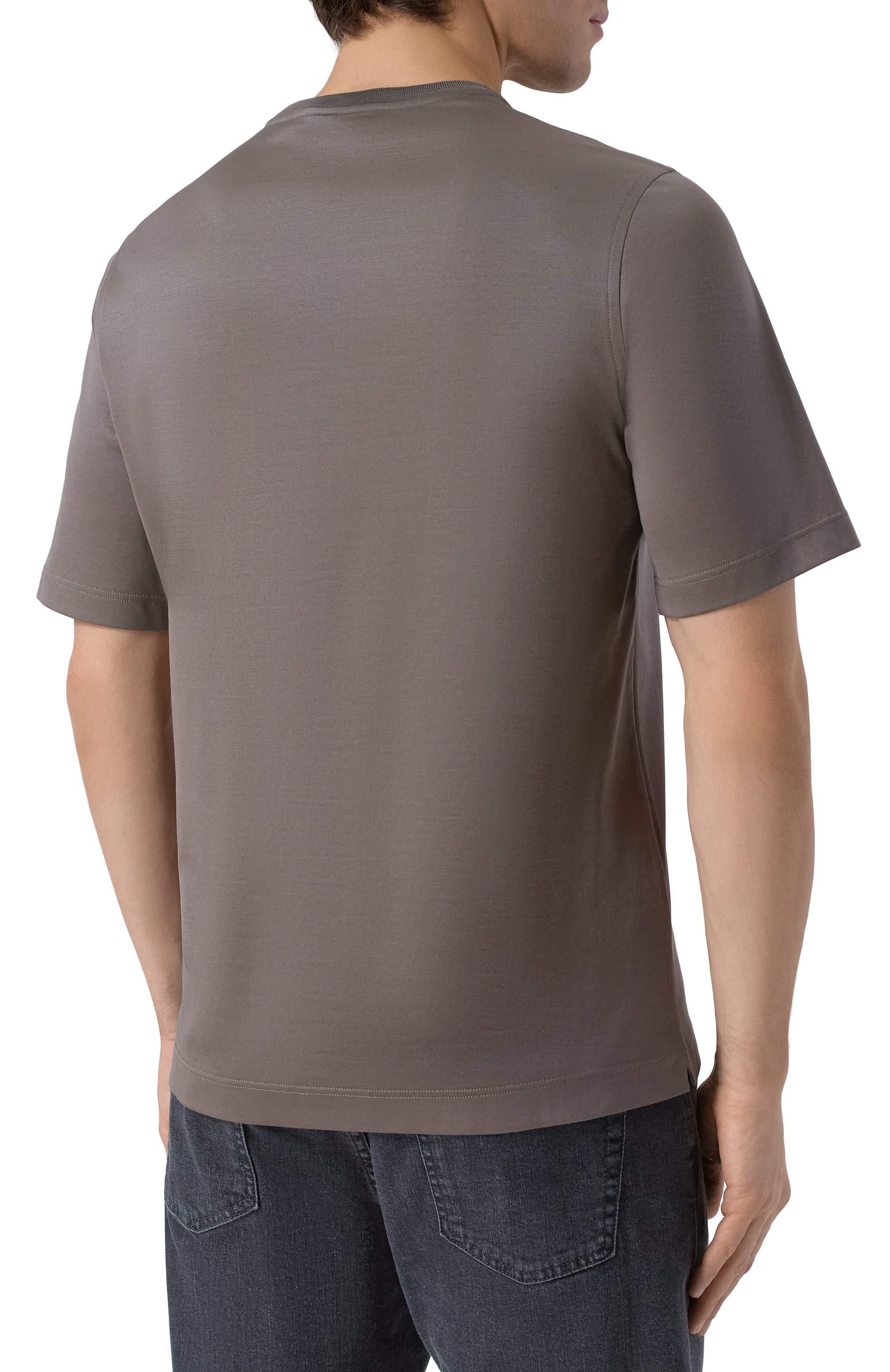 Хлопковая футболка ZILLI, арт. TSR02AM0100VZLE00, фото 4