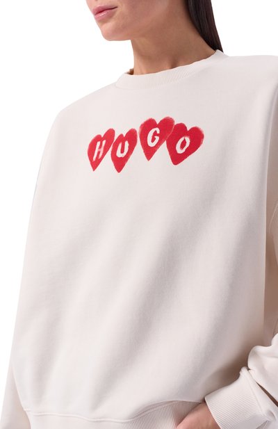 Хлопковый свитшот HUGO, арт. 50555824, фото 5