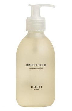 Жидкое мыло welcome satin bianco d`oud (250ml) CULTI MILANO бесцветного цвета, арт. 8050714293757 | Фото 1 (Региональные ограничения белый список (Axapta Mercury): Не проставлено; Нос: Не проставлено; Назначение: Для рук; Тип продукта: Мыло)