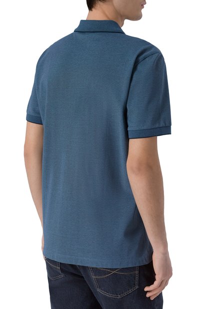 Поло BOSS синего цвета по цене 19950 руб., арт. 50554117, фото 4 Поло BOSS, арт. 50554117, фото 4