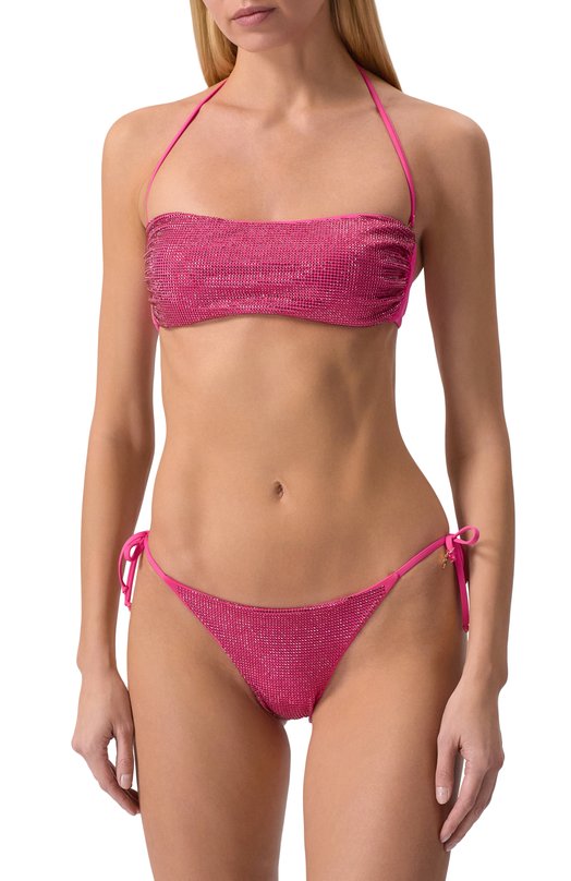 Плавки-бикини с отделкой стразами Fisico MS13MW Розовый  MS13MW Фото 2