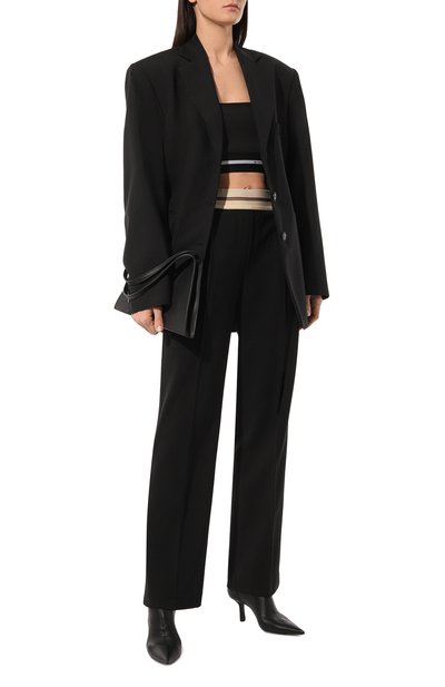 Брюки HELMUT LANG черного цвета по цене 51200 руб., арт. M05HW207, фото 2 Брюки HELMUT LANG, арт. M05HW207, фото 2