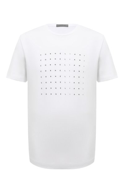 Мужская хлопковая футболка CORNELIANI, арт. 93G580-9325025
