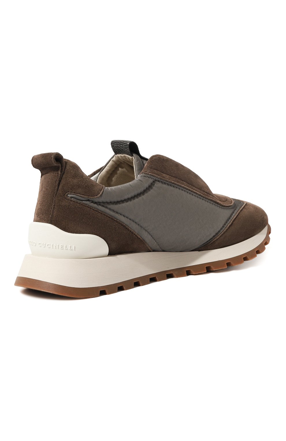 Комбинированные кроссовки BRUNELLO CUCINELLI, арт. MZSFGBP148, фото 5