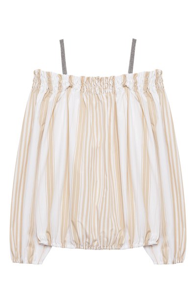 Хлопковый топ BRUNELLO CUCINELLI, арт. BH171T264C, фото 1