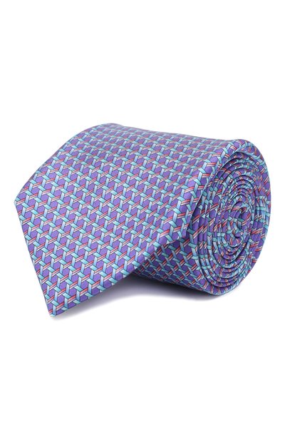 Мужской шелковый галстук ZILLI, арт. 50221/TIES