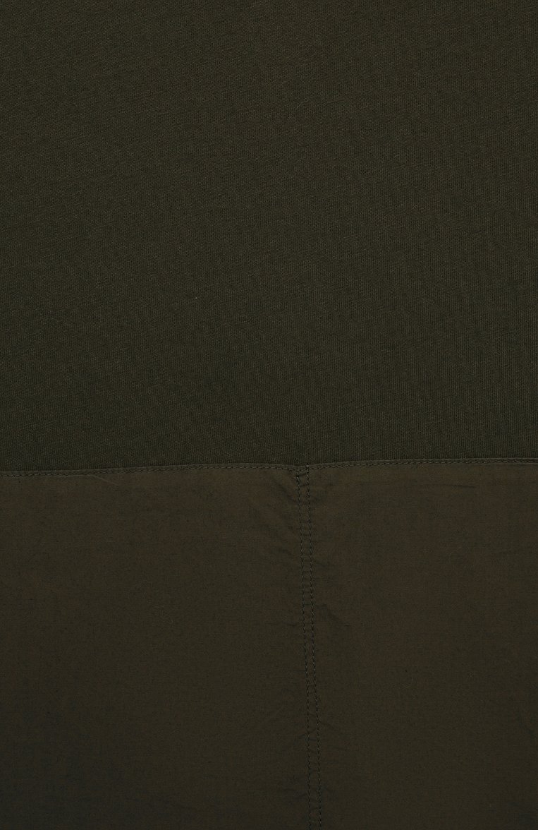 Детская хлопковая футболка ASPESI хаки цвета, арт. F24038TSM7038/14A-16A | Фото 3 (Материал внешний: Хлопок; Рукава: Короткие; Мальчики Кросс-КТ: Футболка-одежда; Ростовка одежда: 13 - 15 лет | 158 см, 16 лет | 164 см)