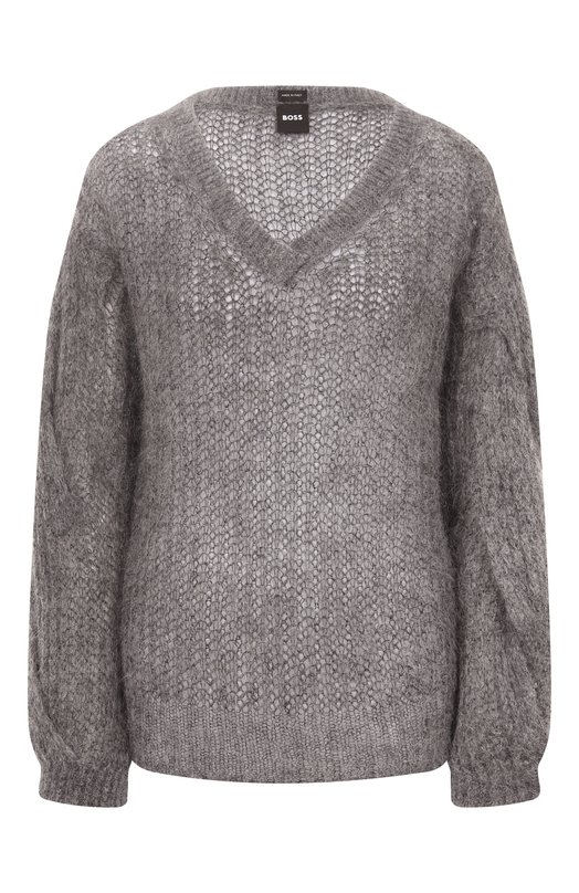 Свитер из шерсти и вискозы BOSS 50547926 Серый 50547926